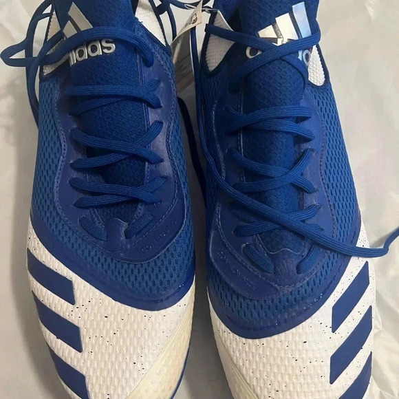 Adidas ICON V BOUNCE Baseball Cleats BLUE Men’s Size 13.5 - Picture 10 of 11